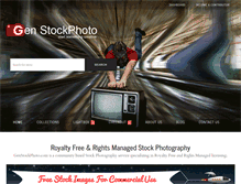 Tablet Screenshot of genstockphoto.com